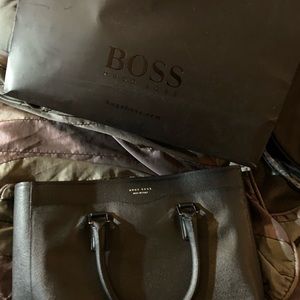 Black messenger bag/tote